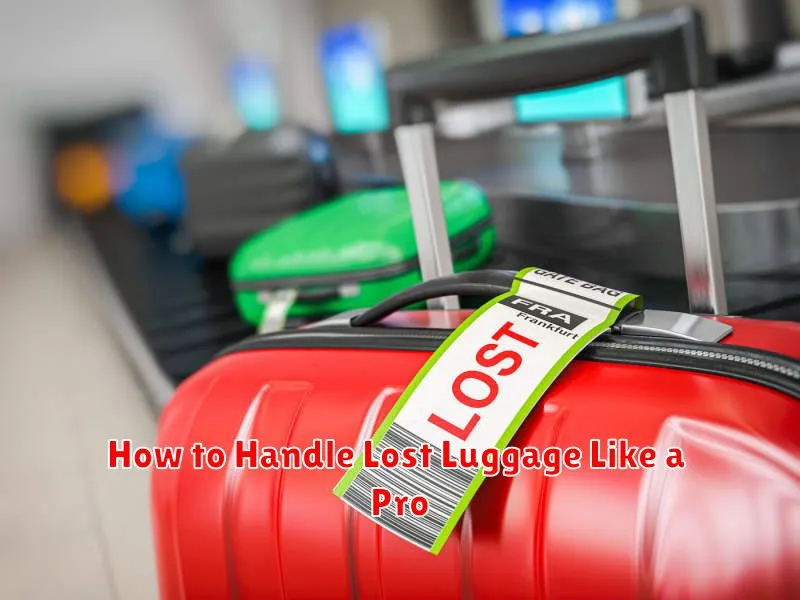 How to Handle Lost Luggage Like a Pro