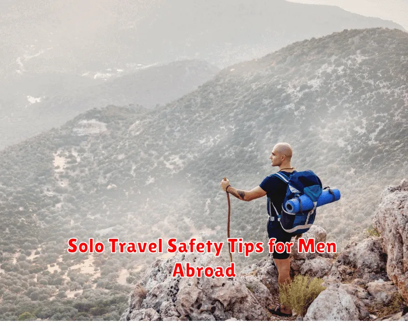 Solo Travel Safety Tips for Men Abroad