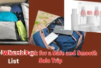 What to Pack for a Safe and Smooth Solo Trip