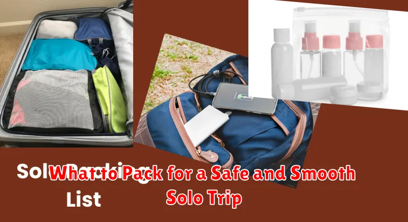 What to Pack for a Safe and Smooth Solo Trip
